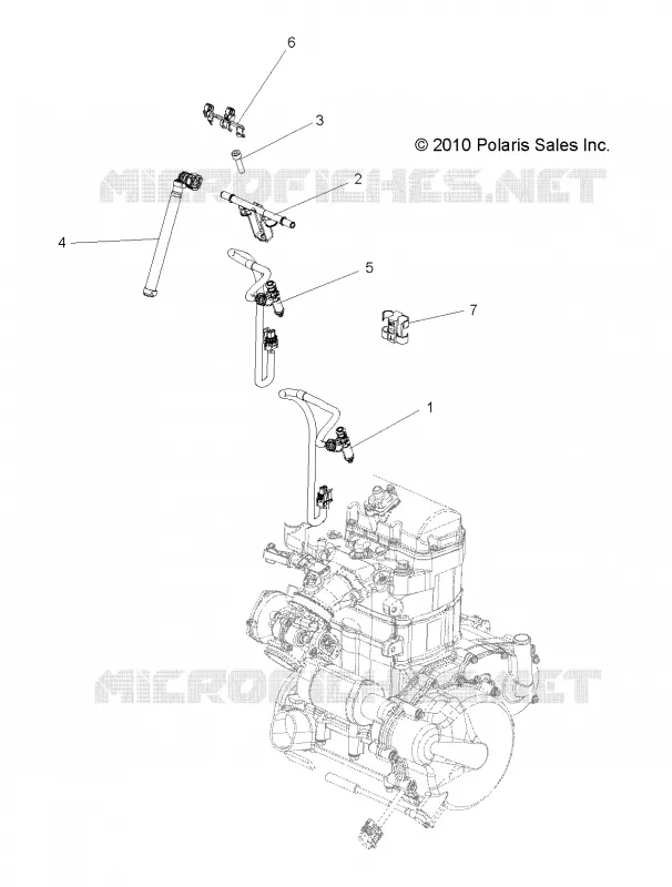 MOTOR, INYECTOR DE COMBUSTIBLE