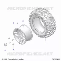RUEDAS, REAR TIRE