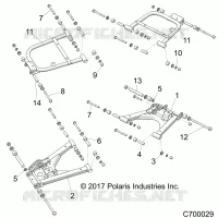 SUSPENSION TRASERA CONTROL ARMS