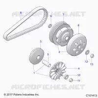 TREN, PRIMARY CLUTCH