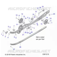 SUSPENSION, MONTAJE EN CARRIL
