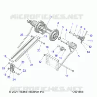 SUSPENSION, TRASERO ARM PAR
