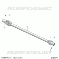 TREN, PROP SHAFT, FRONT