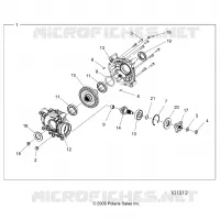 TREN, REAR GEARCASE INTERNALS