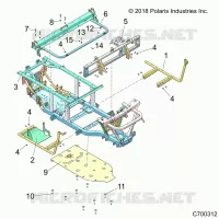 CHASSIS, BASTIDOR AND FRONT BUMPER