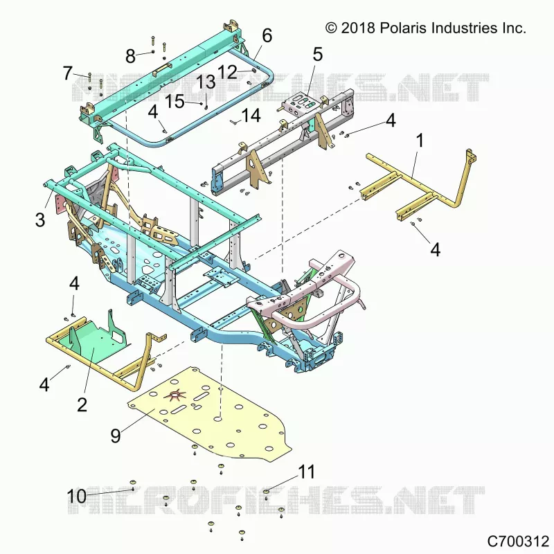CHASSIS, BASTIDOR AND FRONT BUMPER