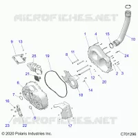 TREN, CLUTCH COVER AND DUCTING