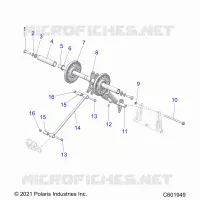 SUSPENSION, TRASERO ARM PAR