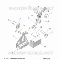 ELECTRICA, BATTERY, MANUAL START POWER UP COMPONENTS