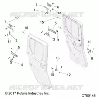 PUERTAS, REAR, MOUNTING