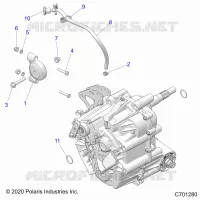 TREN, MAIN GEARCASE MOUNTING
