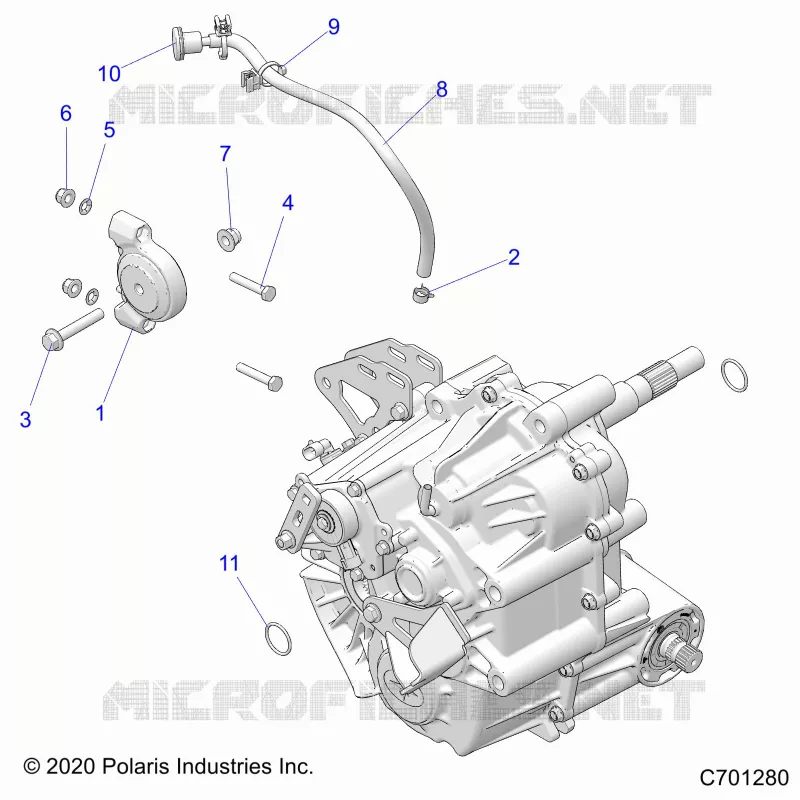 TREN, MAIN GEARCASE MOUNTING