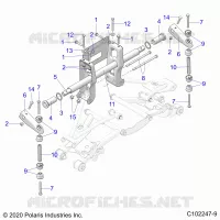 SUSPENSION, BARRA DE TORSIÃ“N