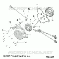 ENGINE, STATOR AND VOLANTE