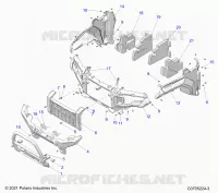 PARACHOQUES DELANTERO, FACIA, GRILLE, AND FLARES
