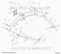 SUSPENSION TRASERA TRAILING ARMS MOUNTING