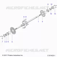 SUSPENSION TRASERA AXLE