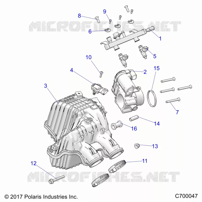ENGINE, TOMA DE AIRE MANIFOLD