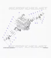 MOTOR, MOUNTING &amp; LONG BLOCK
