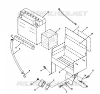 CAJA DE BATERIA ASSEMBLY 500 SP (4920222022027A)