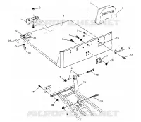 MONTAJE cama trasera 6x6 300 W948730 (4926792679A008)