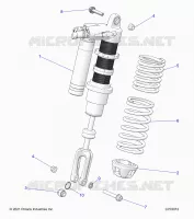 SUSPENSION, CHOQUE FRONTAL MOUNTING, STANDARD/PREMIUM