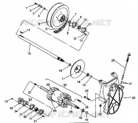 TREN ASSEMBLY 440 XCR SP 0941660 (4927082708019A)