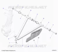 SUSPENSION, A-ARM AND PUNTAL MOUNTING