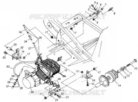 MONTAJE DEL MOTOR XPLORER 300 W97CC28C (4939813981A011)