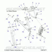 SUSPENSION, CONTROL ARMS, SPINDLE, IFS CHOQUE MNTG