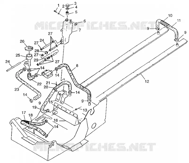 SISTEMA DE REFRIGERACIÓN 440 XCR 0971660 (4937893789B005)