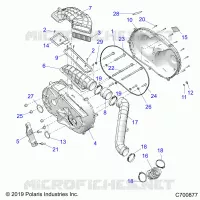 TREN, CLUTCH COVER AND DUCTING