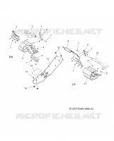 CHASSIS, PROTECCIÃN DEL EMBRAGUE AND FOOTRESTS