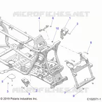 CHASSIS, CABINA SUPPORTS