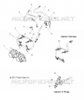 SISTEMA DE COMBUSTIBLE, RAIL, LINES and CUERPO DE MARIPOSA