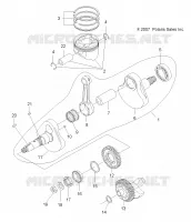 MOTOR, CIGUEÑAL AND PISTÓN