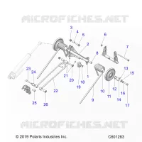 SUSPENSION, TRASERO ARM PAR