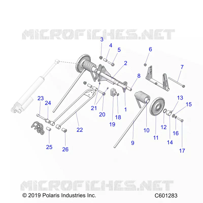 SUSPENSION, TRASERO ARM PAR