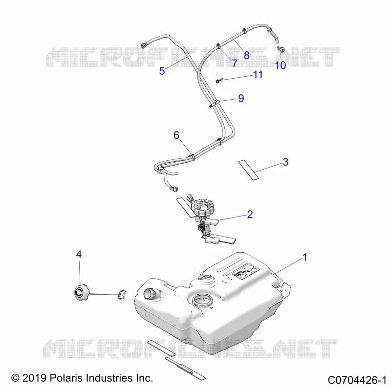 SISTEMA DE COMBUSTIBLE, FUEL TANK