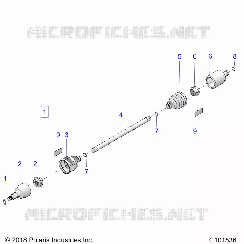 TREN, DRIVE SHAFT, FRONT