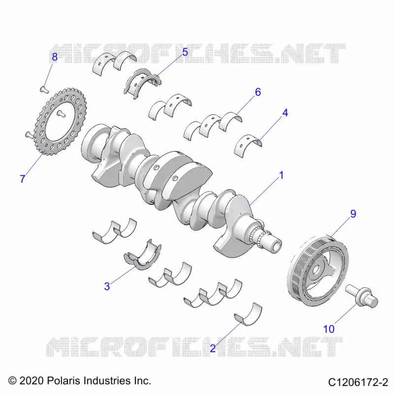 ENGINE, CIGUEÑAL AND BEARINGS