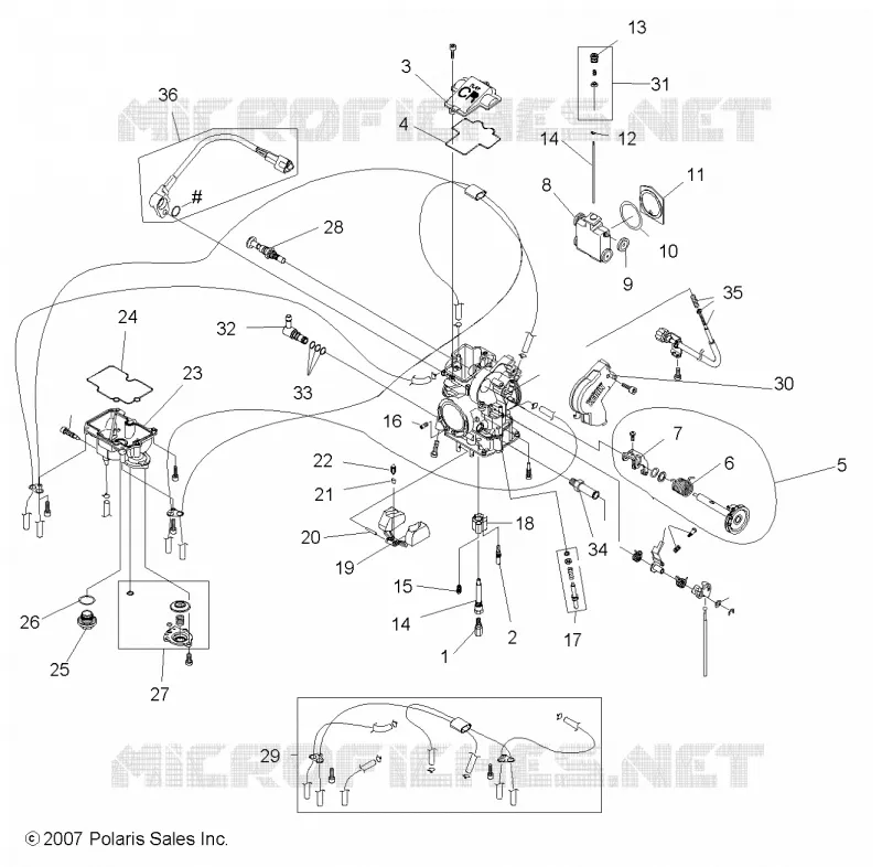 MOTOR, CARBURADOR