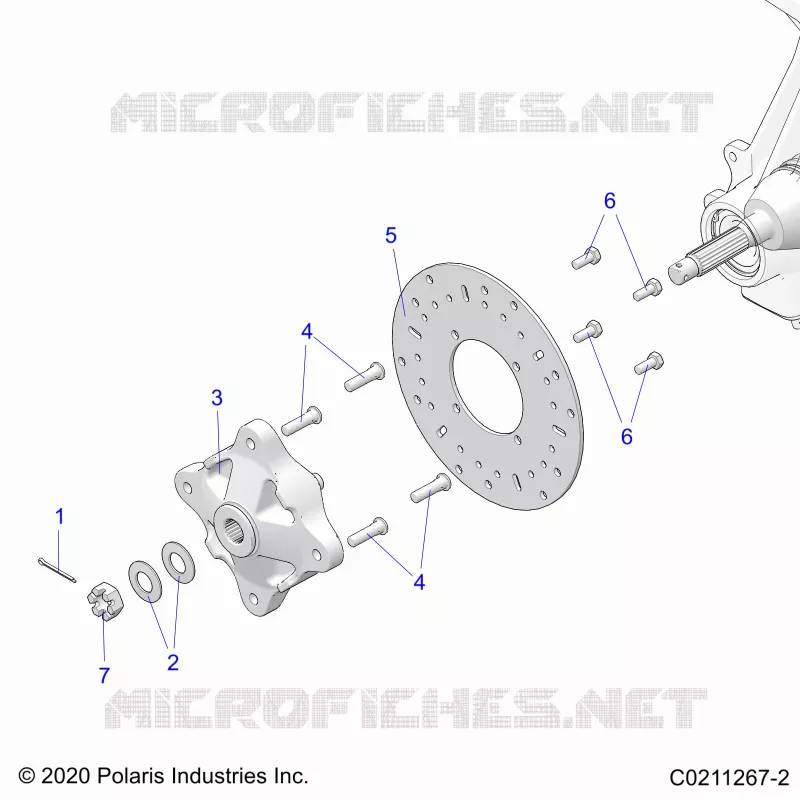 SUSPENSIÃ“N DELANTERA HUB AND BRAKE DISC