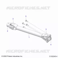 TREN, REAR PROP SHAFT