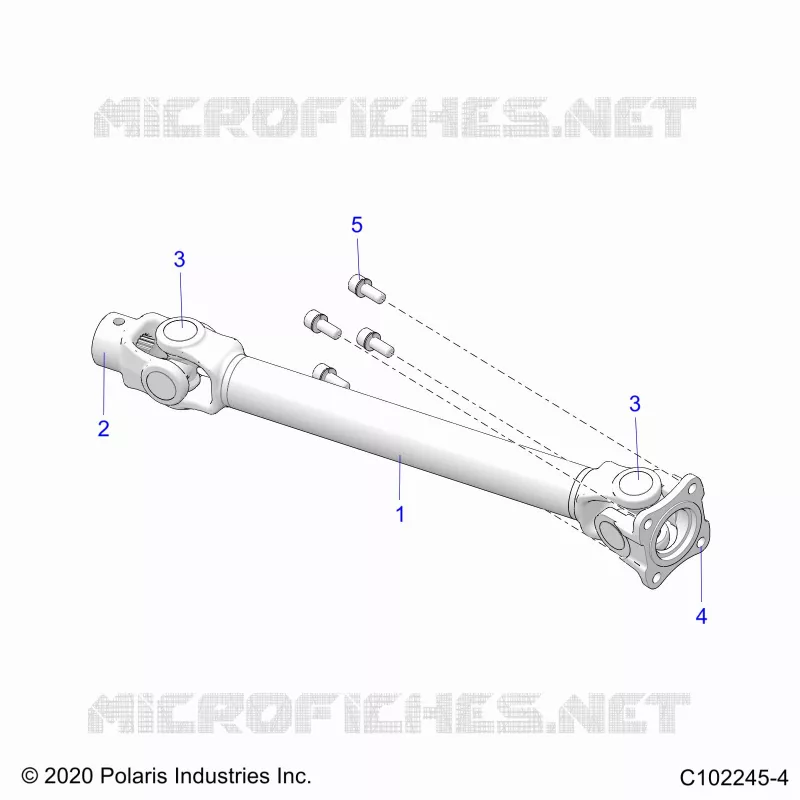 TREN, REAR PROP SHAFT