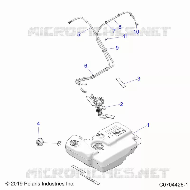 SISTEMA DE COMBUSTIBLE, FUEL TANK