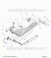 SISTEMA DE COMBUSTIBLE, FUEL TANK ASM.
