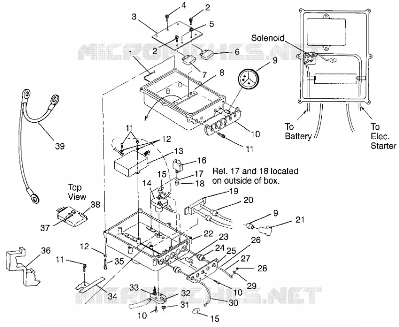 CAJA ELECTRICA SL 700 B964066 and Intl. SL 700 I964066 (4935633563B012)