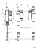 SUSPENSION TRASERA SHOCK INTERNALS