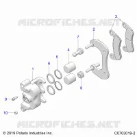 BRAKES, PINZA FRENO TRASEIRA